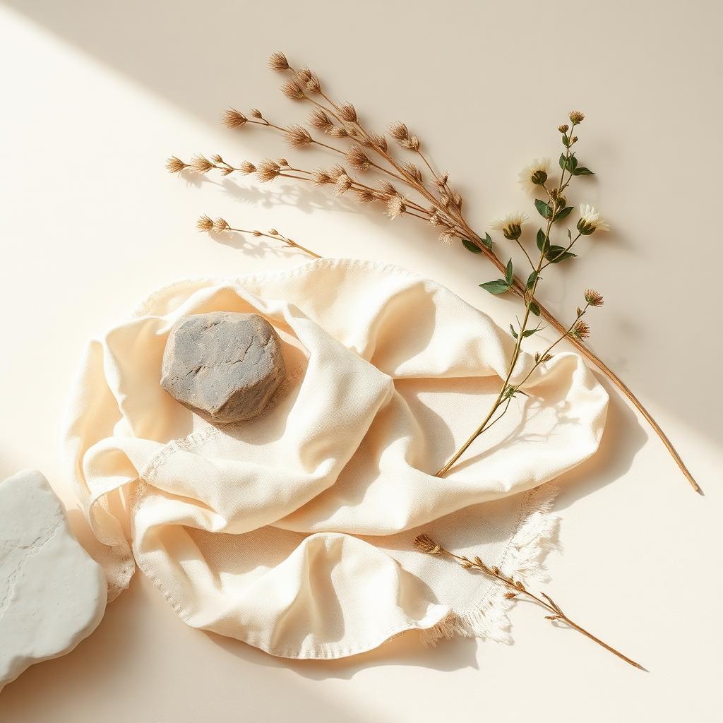 Natural materials — an editorial still life